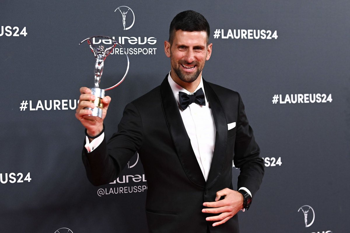 Once upon a time, a little boy from Serbia said that he wants to become world's best tennis player.

30 years later, he's considered one of the greatest persons in history of sports.

That boy is Novak Djokovic! 🇷🇸🐐

#NoleFam #Djokovic #Laureus24