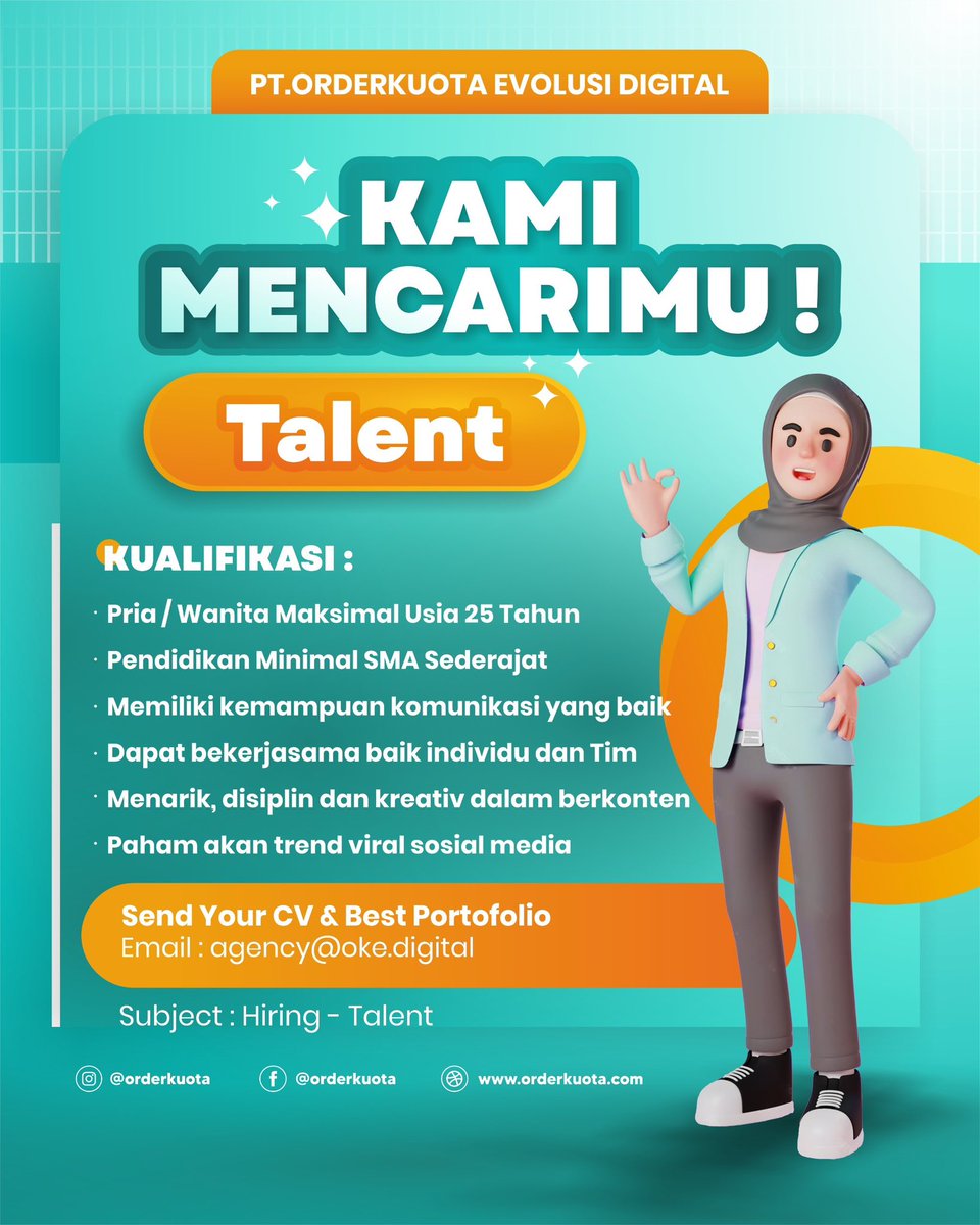 Gais aku lagi build creative agency di Mojokerto, barangkali ada yang minat bisa langsung apply ya!! 

Meskipun second city tapi mari tetap berjuang untuk keberlanjutan ✌🏻✌🏻