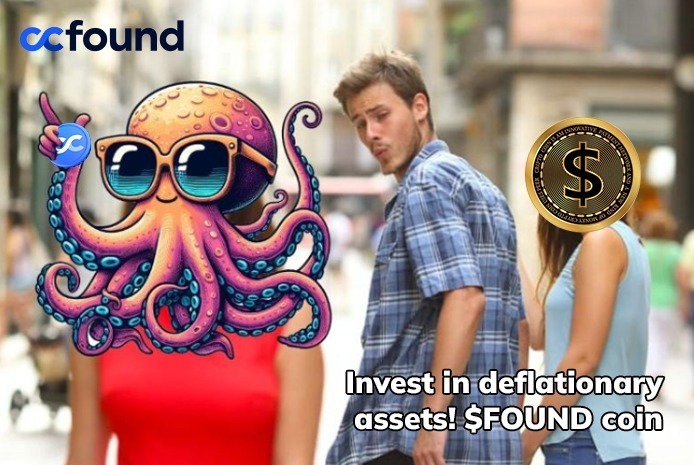 Invest in deflationary assets! $FOUND coin