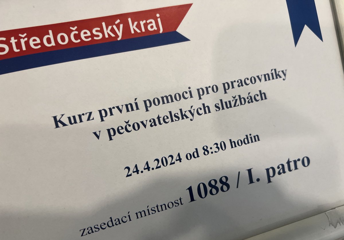 Za života informačního panelu na Krajském úřadu @StredoceskyK. 😉