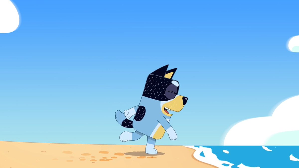 OfficialBlueyTV's tweet photo. "Why do we have to learn to throw properly?"
"So you can throw things really far..."

#Bluey https://t.co/0PnFG9mvmQ