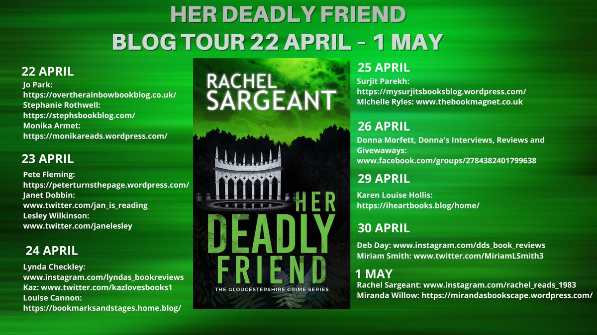 📚 BLOG TOUR 📚 I’m delighted to be joining the blog tour today to celebrate the re-issue of #HerDeadlyFriend @RachelSargeant3 Out now @HobeckBooks My review is over on my blog: twoheadsarebetterthanone.home.blog/2022/08/23/her…