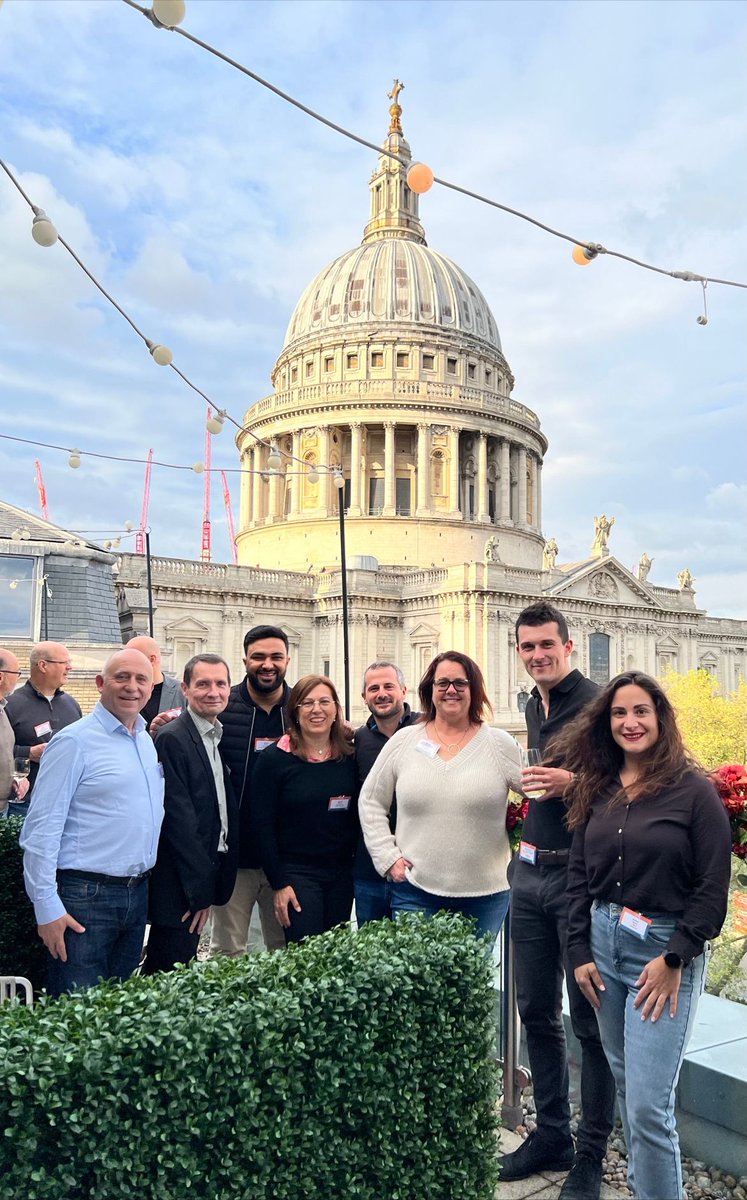 BeyondTrust's tweet photo. Our cocktail reception at the very suave Sabine Rooftop Bar was quite the venue this week , as attendees enjoy panoramic views of the majestic St.Paul’s Cathedral.
So close you could almost touch it!
#GoBeyond24 #GoBeyondLondon #London #IdentitySecurity https://t.co/mGuqvC7Cqc