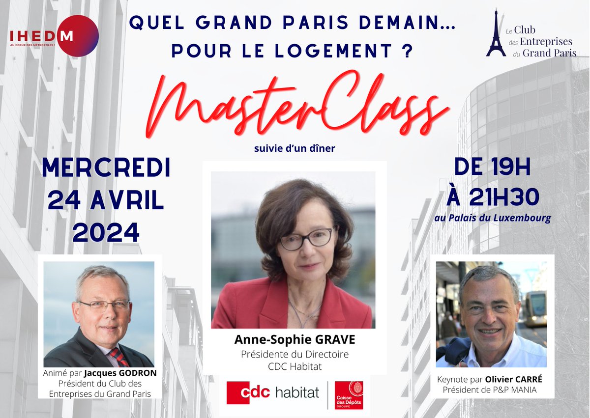 Club des Entreprises du Grand Paris (@clubgrandparis) on Twitter photo 
