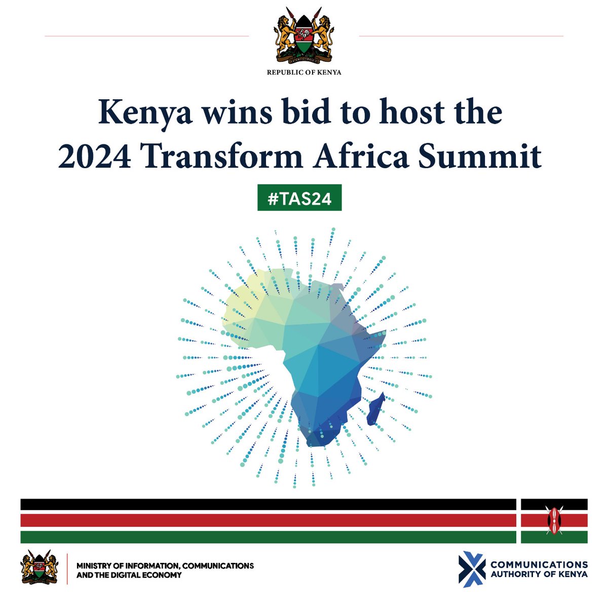 Transform Africa Summit, #TAS24, is Africa's leading annual forum that aims at fostering innovation, collaboration and sustainable development across the African continent. It brings together regional and international leaders from govts and business organizations #TAS2024LAUNCH