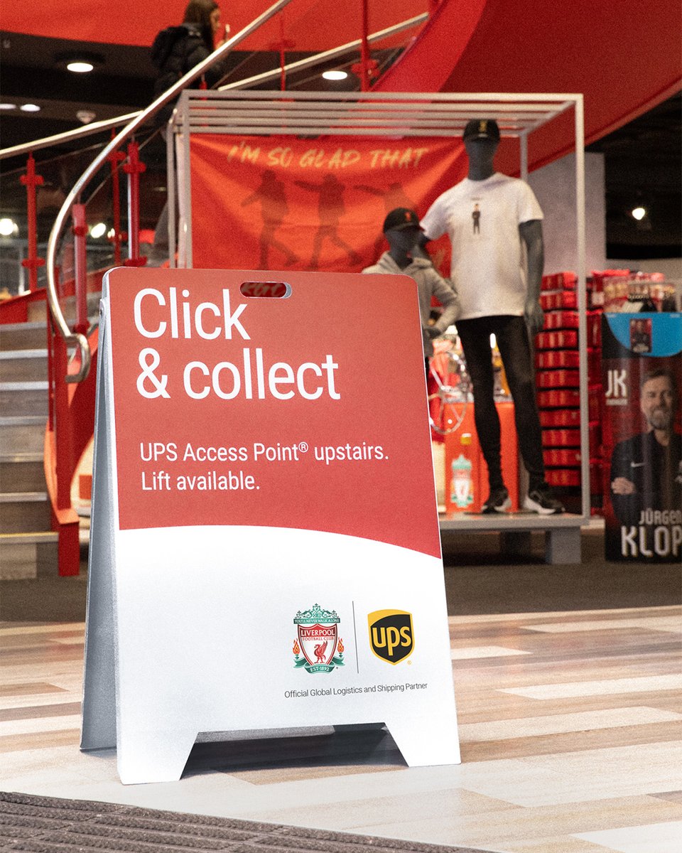LFC🤝@UPS: Click & Collect is now available at club stores!📦