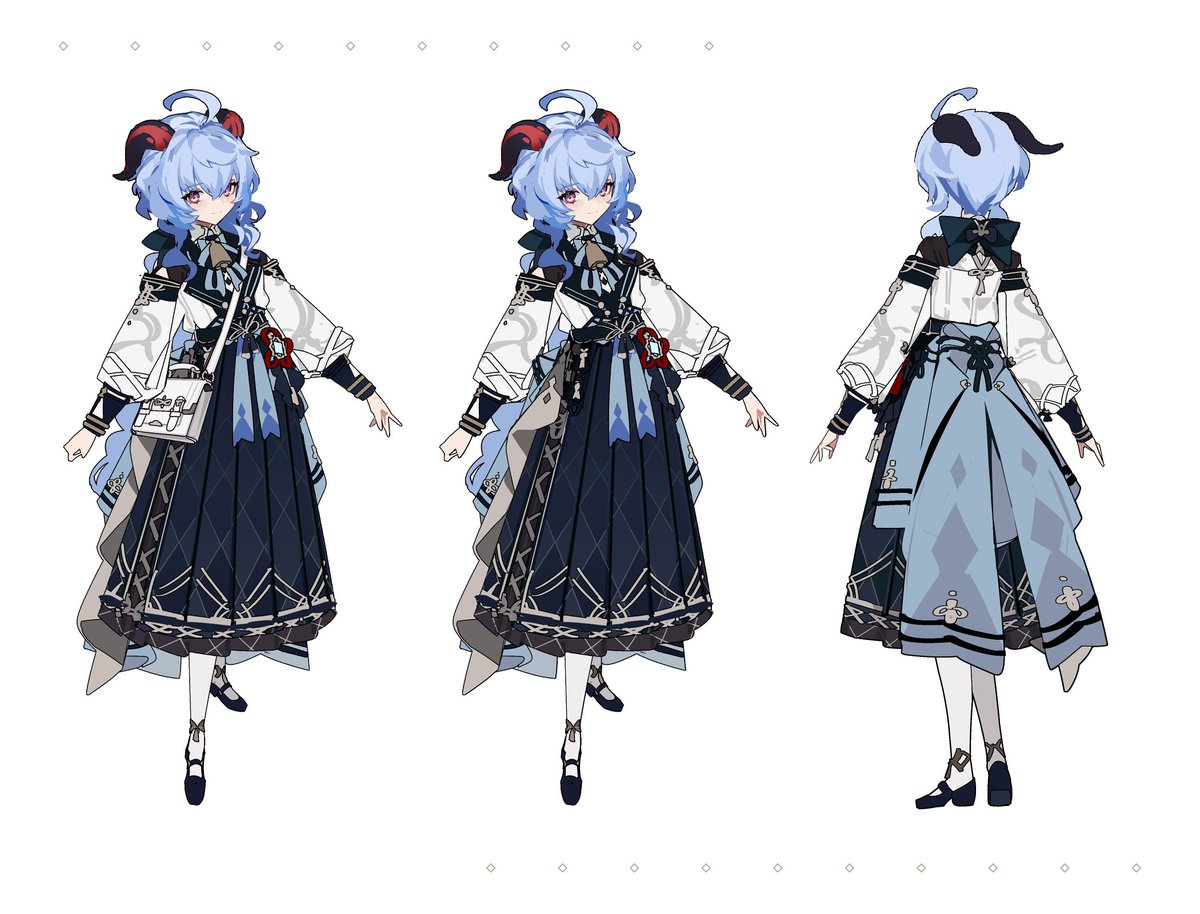 甘雨|かんう(原神) 「HoYoFairとpixivが主催するイラストコンテスト【テイワットファッション」|芝のイラスト
