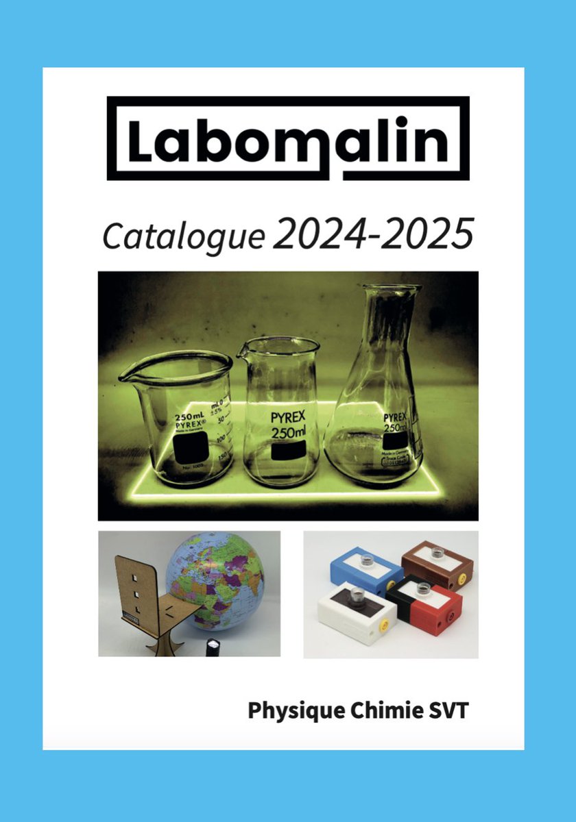 Labomalin1's tweet image. Vous allez aimer notre nouveau catalogue. Des pâquerettes indiquent les meilleurs prix du marché. Pour faciliter vos commandes et comparaisons de prix nous publions aussi notre fichier tarif au format Excel. #physique #chimie #SVT