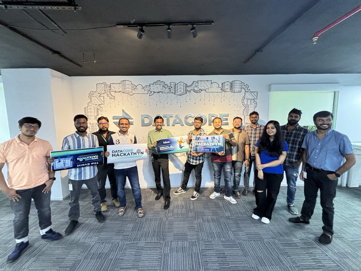 DataCore's tweet image. 🚀 #DataCoreHackathon is underway! Teams are crafting pioneering solutions, with project judging and Audience Choice voting happening today. Looking forward to innovative outcomes! 🌟🏆

#TechInnovation #Coding #EngineeringBreakthrough #DataCore #HackathonChallenge