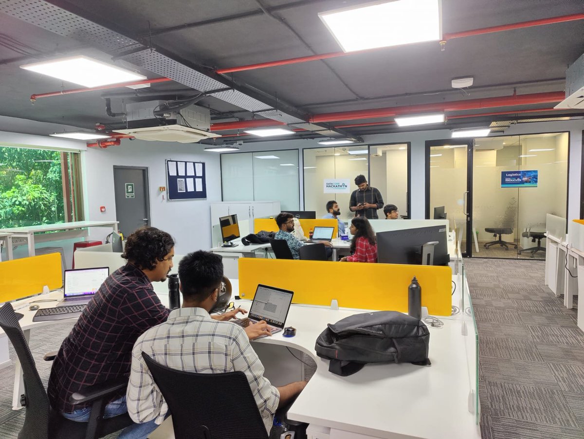 DataCore's tweet image. 🚀 #DataCoreHackathon is underway! Teams are crafting pioneering solutions, with project judging and Audience Choice voting happening today. Looking forward to innovative outcomes! 🌟🏆

#TechInnovation #Coding #EngineeringBreakthrough #DataCore #HackathonChallenge