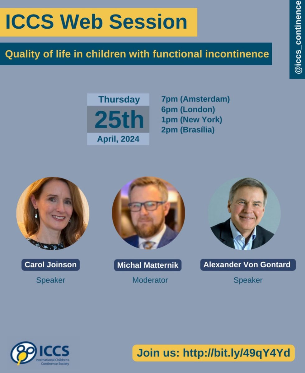 International Children’s Continence Society (@iccs_continence) on Twitter photo 