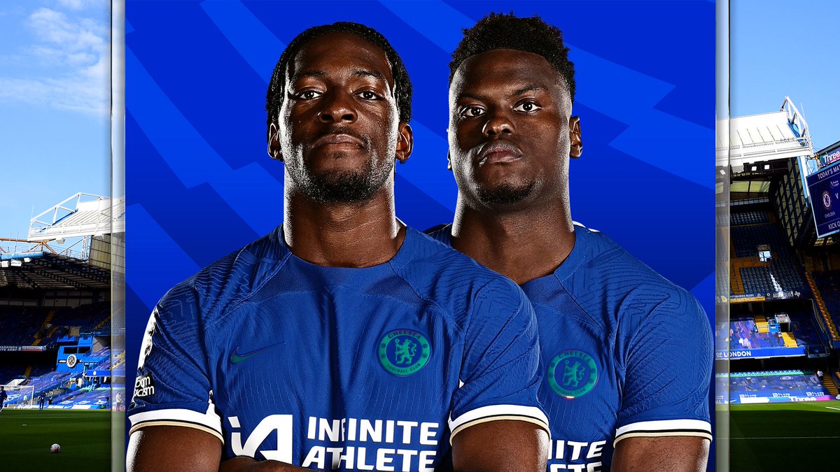 RobPenandowski's tweet photo. La pire charnière d'europe mdrrr j'ai jamais vu ça. En France on rate des Xavi, Iniesta, Neymar pck on préfère les profils de joueurs de NFL...  #chelsea #badiashile #disasi #arsenal https://t.co/5s63qWKlG5
