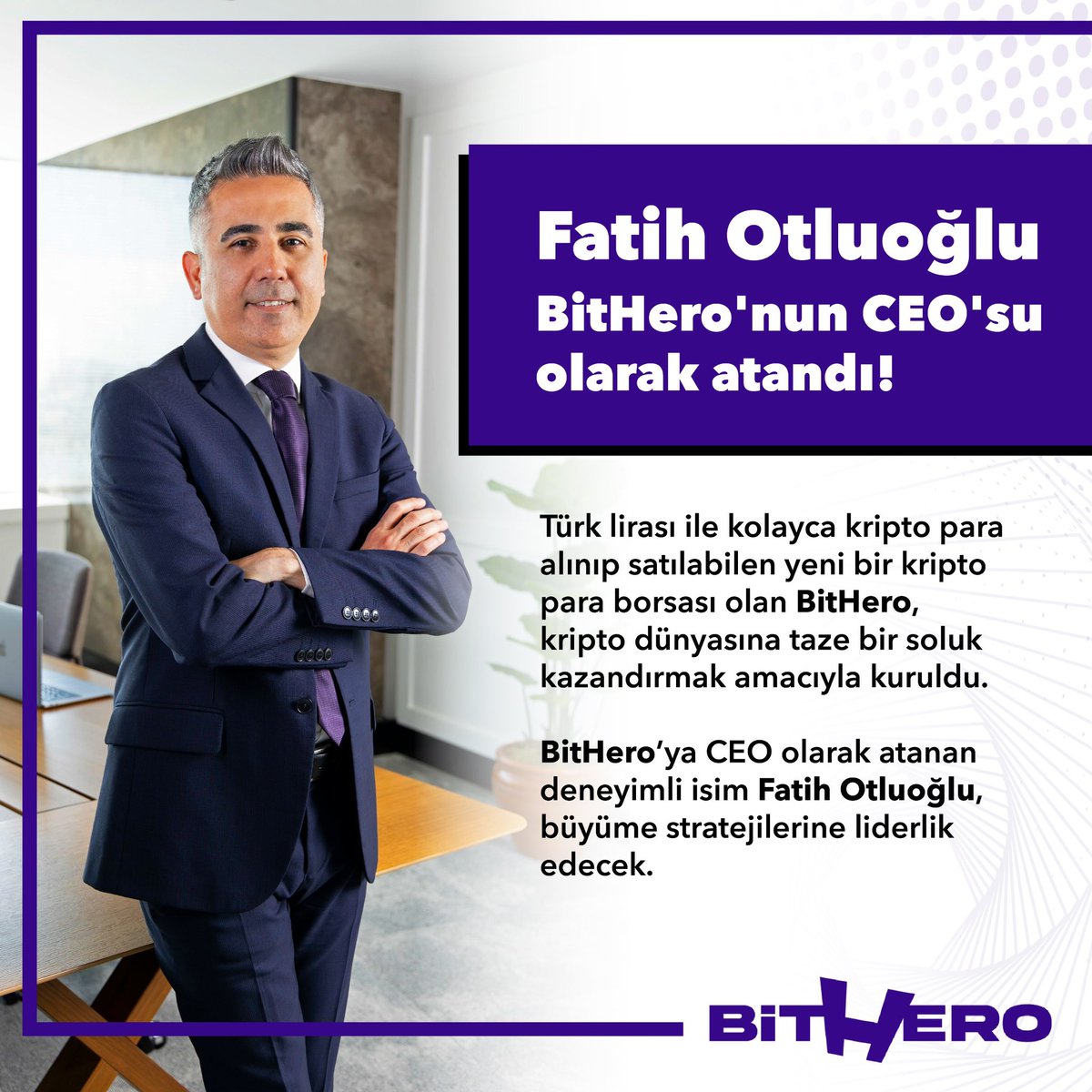 effectburson's tweet photo. Fatih Otluoğlu, BitHero'nun CEO'su olarak atandı! https://t.co/9QQJUxbA9G