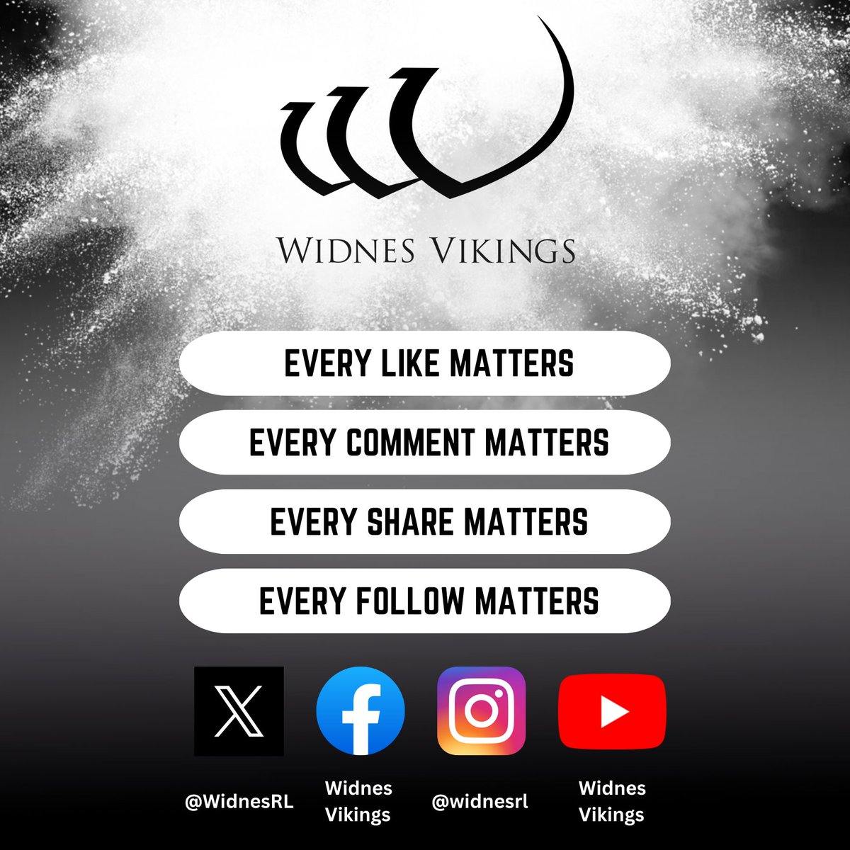 🙌 YOU CAN MAKE THE DIFFERENCE By following us on all platforms, liking, sharing, and commenting on our posts, you can make a big impact in the IMG era! ⚪️⚫️ #COYV 🧪 #WeAreWidnes