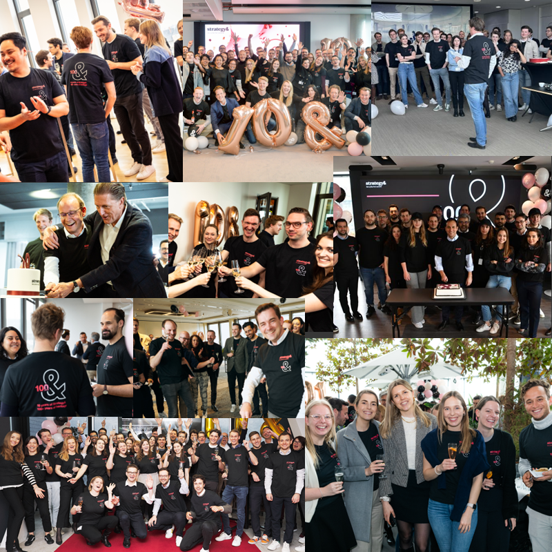 strategyand's tweet photo. ๐ Celebrating our 10-year anniversary across all European offices! ๐ Festive decorations, delicious cakes, and inspiring speeches showcased our team's enthusiasm and belief in the power of strategy. See for yourself:
https://t.co/cSZedugdaT #strategymadereal #100yearsstrong https://t.co/e7bXa5am7E
