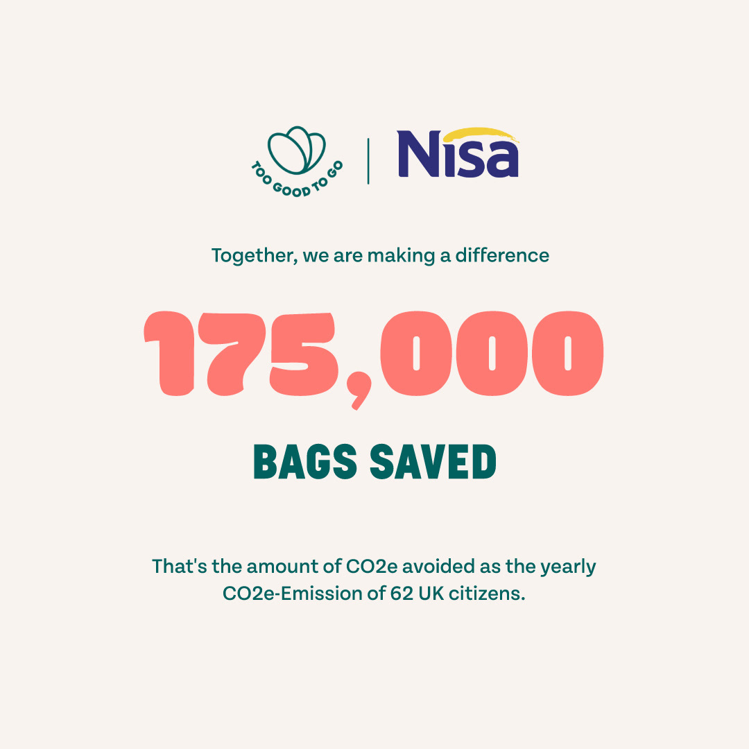 NisaRetail's tweet photo. Happy Stop Food Waste Day! 🎉 

Thanks to our amazing retailers using the To Good To Go app, Nisa has saved 175,000 bags of food since 2019! 

Read more here: https://t.co/QeZ8vyhTOv https://t.co/9KXsT8Fibs