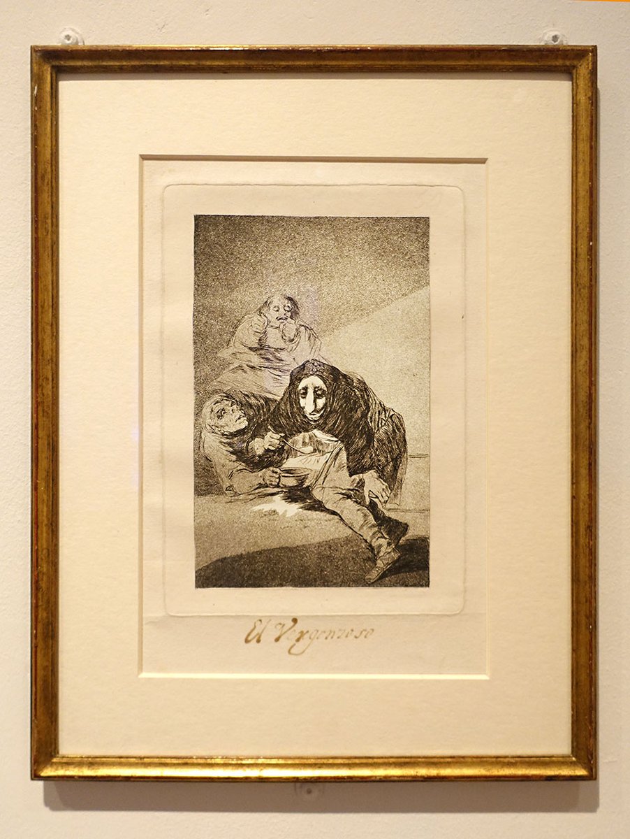 De beschamende vrouw steelt het eten van de hulpeloze man | Embarrassed woman steals food from helpless man.  
Francisco de Goya Y Lucientes in 'Surreale Welten' #artmuseum Sammlung Scharf-Gerstenberg
#art #sculpture #exhibition #surrealism #berlin #museumarchive