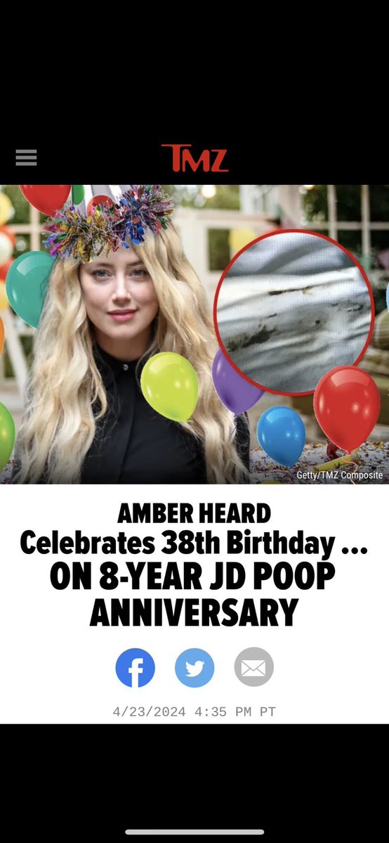 The Daily Mail & TMZ both celebrating the infamous birthday shit 🤣🤣🤣 

#AmberTurd
 #JohnnyDeppKeepsWinning