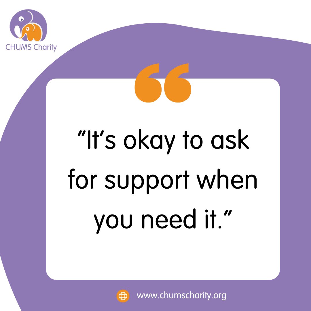 Always reach out, we are here to support you 💜 #chumsishope #makingadifference #communitysupport #CHUMS #CHUMScharity #bedfordshire #localcommunity #selflove #wisdom #wellbeing