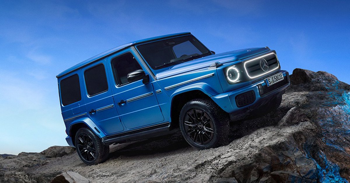 G-Class EV ก็มา อัปเดตล่าสุดจาก Mercedes-Benz แบต 116 kWh ขับจริงได้ราว 380 กม. dlvr.it/T5xBX7