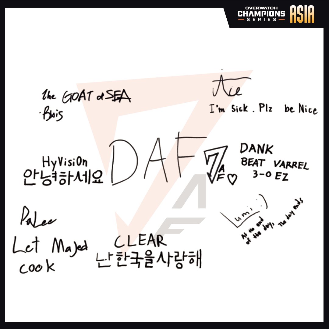 Overwatch Esports Asia tweet media