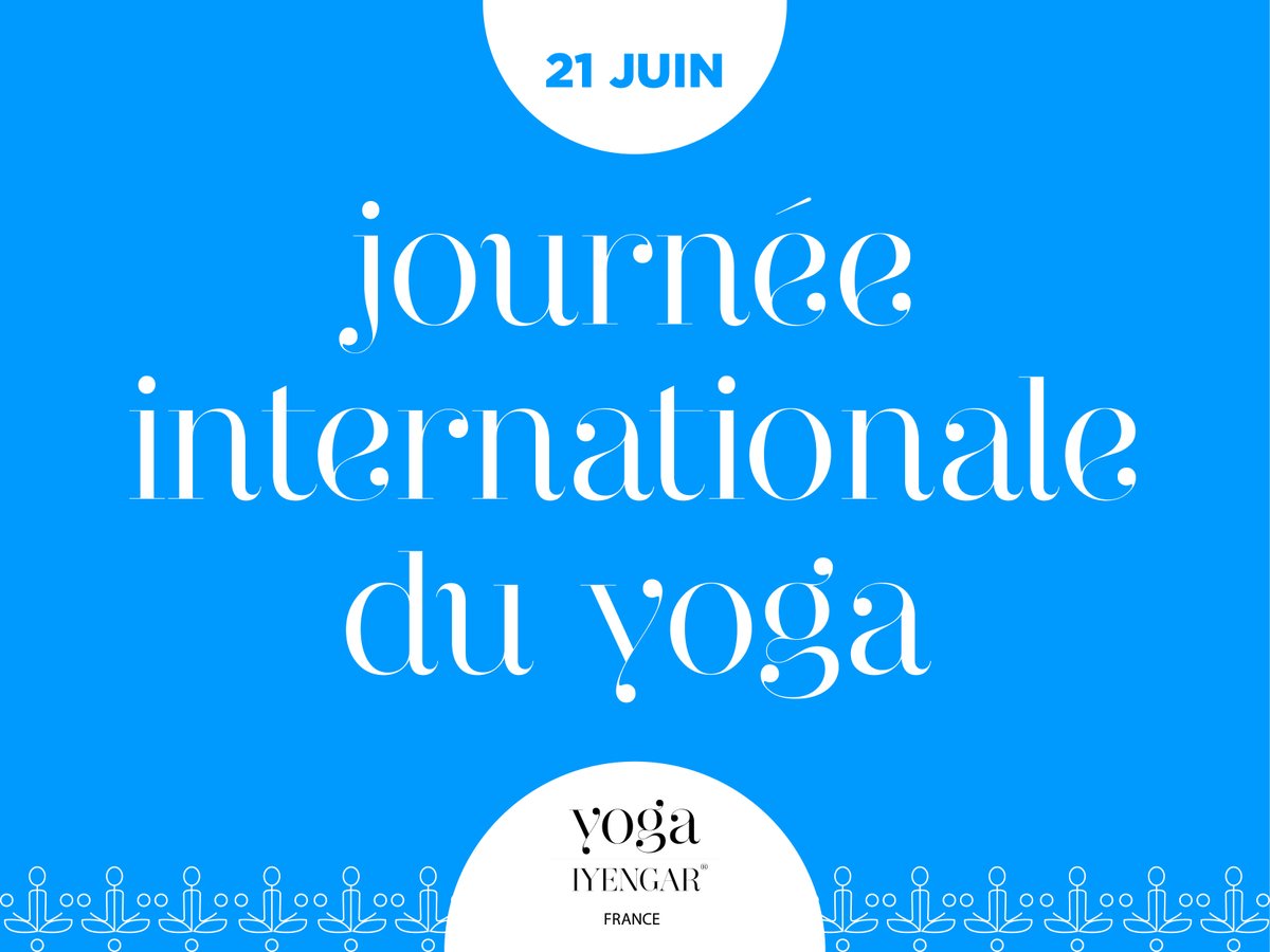 21 juin 2024
JOURNÉE INTERNATIONALE DU YOGA

En 2014, l’Assemblée générale des Nations Unies a proclamé la journée du 21 juin comme la Journée Internationale du Yoga.

Pour en savoir +
afyi.fr/articles/14632…

#yoga #yogaiyengar #afyi #franceyogaiyengar