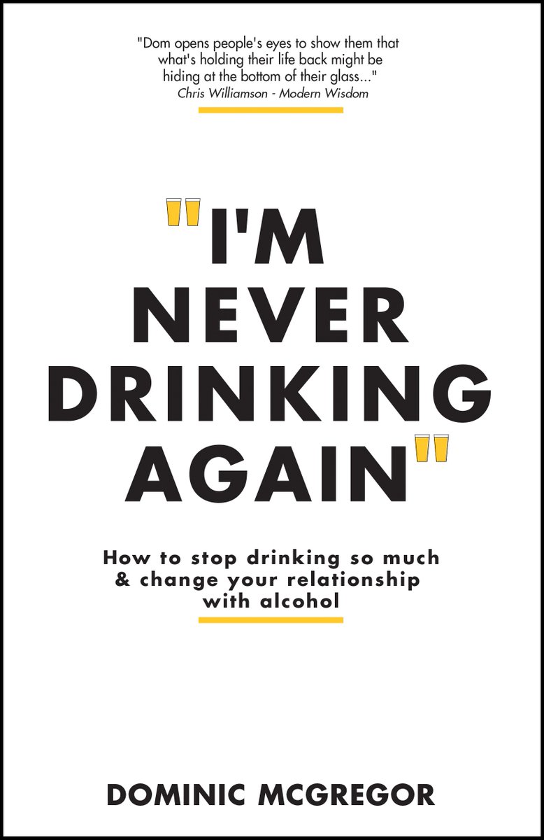 🌟NEW CLIENT🌟 We're delighted to be working on the publicity for the new book 'I'm Never Drinking Again' by @DominicMcGregor (published by @thisiscapstone) An insightful, inspirational story about how changing your relationship with alcohol can change your life. Out May 23rd📚