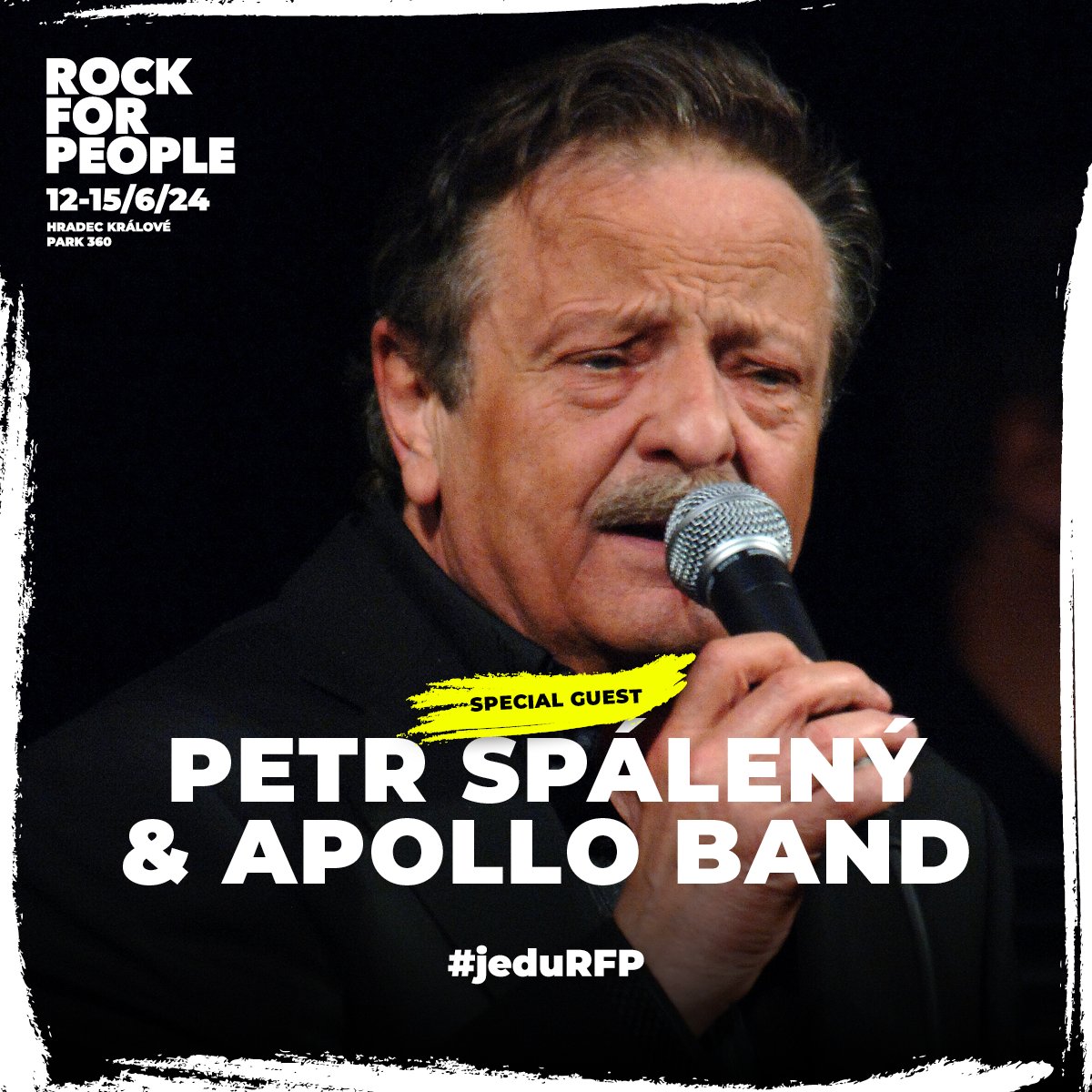 OZNAMUJEME ▶️ PETR SPÁLENÝ & Apollo Band ✨ Vystoupení legendy je už nedílnou součástí Rock for People. O nezapomenutelné momenty se letos postará PETR SPÁLENÝ & Apollo Band se svojí hudební i životní partnerkou MILUŠÍ VOBORNÍKOVOU. #jeduRFP #rockforpeople2024 #rockforpeople