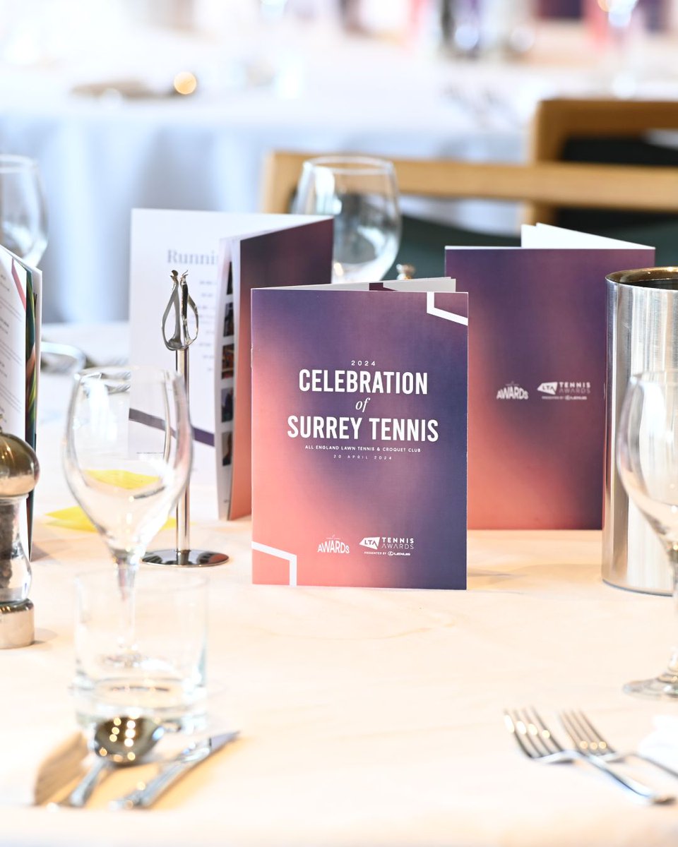 surrey_tennis's tweet photo. On Saturday, we hosted our annual 'Celebration of Surrey Tennis' at Wimbledon for our Surrey Tennis Awards and LTA Awards, presented by Lexus 🎾. A HUGE thank you to everyone who attended, and an enormous congratulations to all our winners! LET'S GO SURREY! #SurreyTennis https://t.co/coOSvuszuK