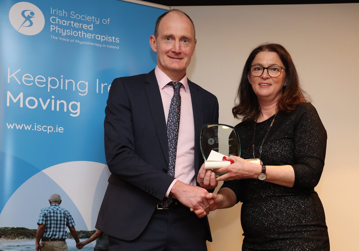 Congratulations to Kieran O'Sullivan for receiving a Lifetime Fellowship Award from the Irish Society of Chartered Physiotherapists (ISCP)
#UL #SAH #Universityoflimerick