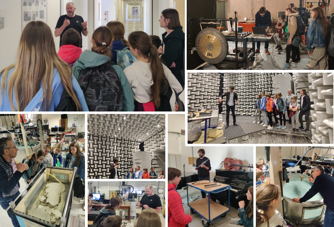 Le LMA y était : pour le forum du matin et pour l'accueil des élèves en laboratoire. Des sourires, des questions, des échanges "#Science et #Société"...