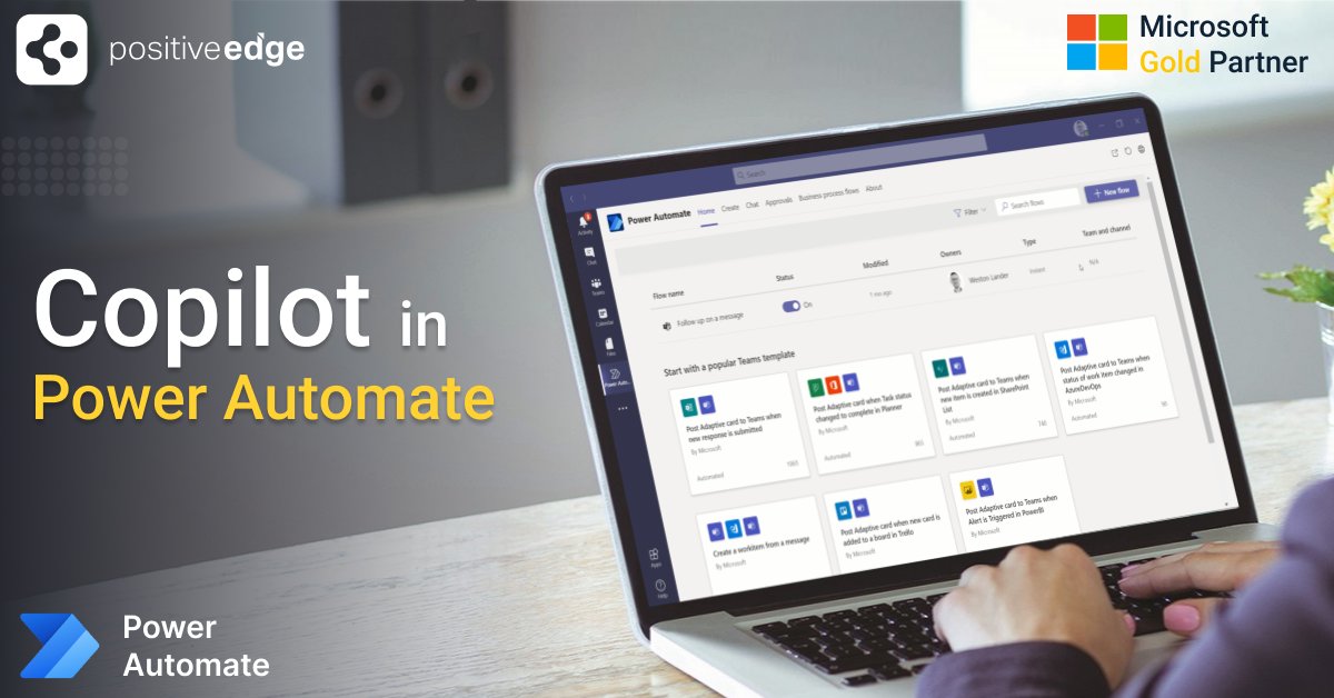edge_positive's tweet image. Create, edit, and extend process automation faster using natural language with Copilot in Power Automate.

Click here: bit.ly/49bFPqq

#microsoftpowerautomate #powerautomate #microsoftpowerautomateimplementationpartner #copilotinpowerautomate #positiveedge