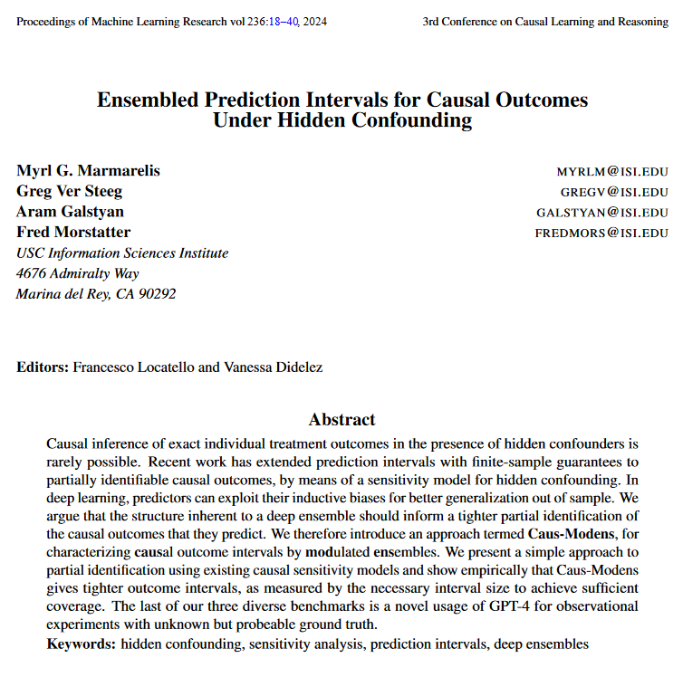 Ensembling Beyond Traditional Machine Learning:

Can it help with hidden confounding (causal inference)?

1/n

#causality #machinelearning #causalinference #causaltwitter
