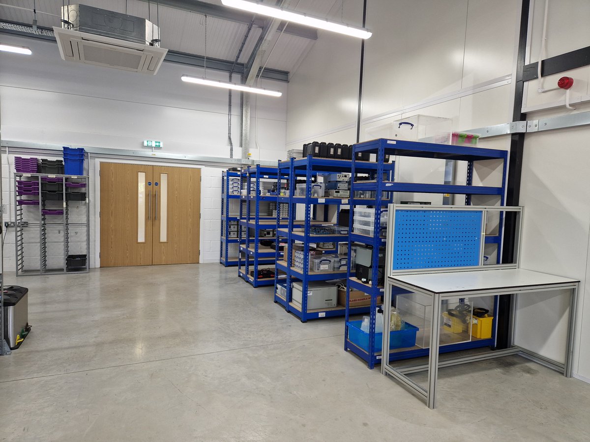 Hydrophones's tweet photo. Last week we re-organised our lab storage area, streamlining our lab processes, creating goods in and out holding areas, as well as creating a new workspace for our engineers. 

These changes aren't just cosmetic, they maximise productivity and minimise waste!

#LEAN #LEANLab https://t.co/yycGHle6rZ