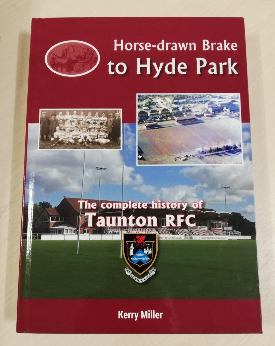 One of our researchers just donated this magnificent work to the library on Taunton Rugby Football Club. If there are any other budding writers out there who might have a niche interest they could turn into a book, take note! #SportArchives #Archive30 @ARAscot