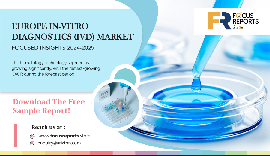 The reagents and consumables segment holds a significant market share, surpassing 65% in the Europe in-vitro diagnostics (IVDs) market. 

Know more ow.ly/s9Ge50RmTc8

#europeinvitrodiagnosticsmarket #invitrodiagnosticsmarket  #ariztonresearchreveals #focusreportsbyarizton