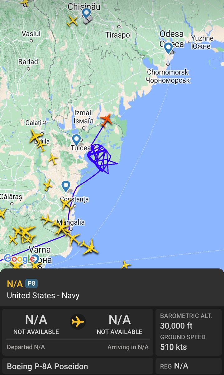 US navy just flew into Ukrainian airspace?