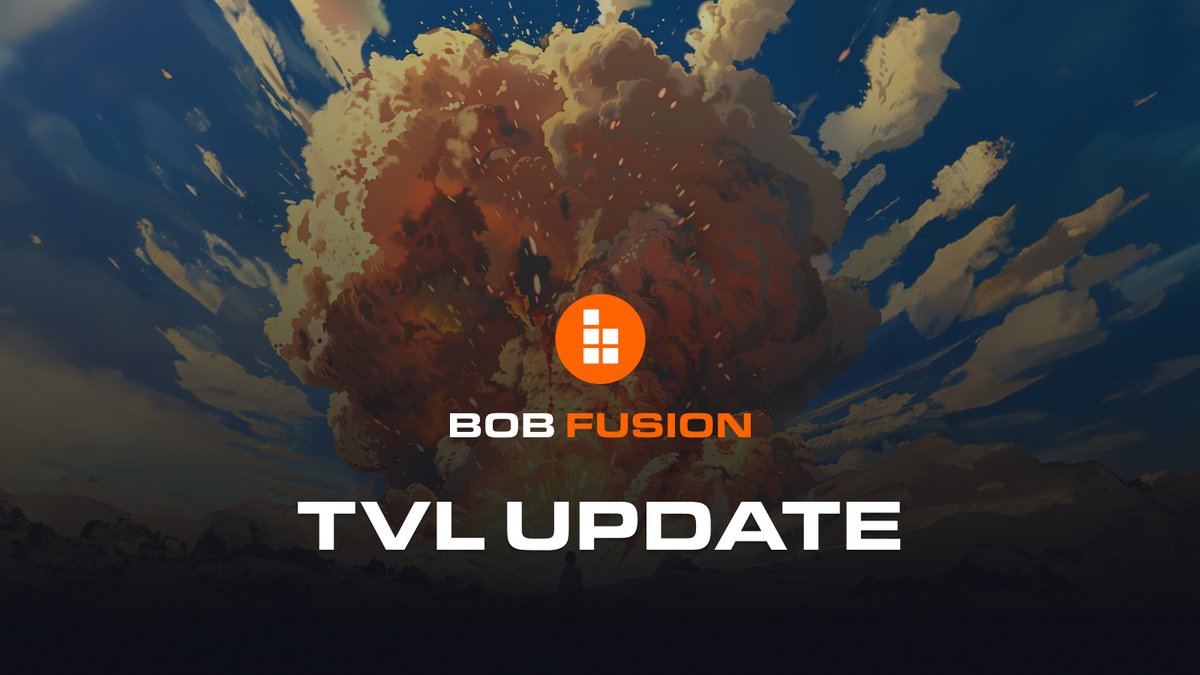 💥 JUST IN: BOB Fusion's TVL hits $300M! As our Mainnet launch nears, this remarkable achievement is a testament to our growing community's incredible support and momentum!