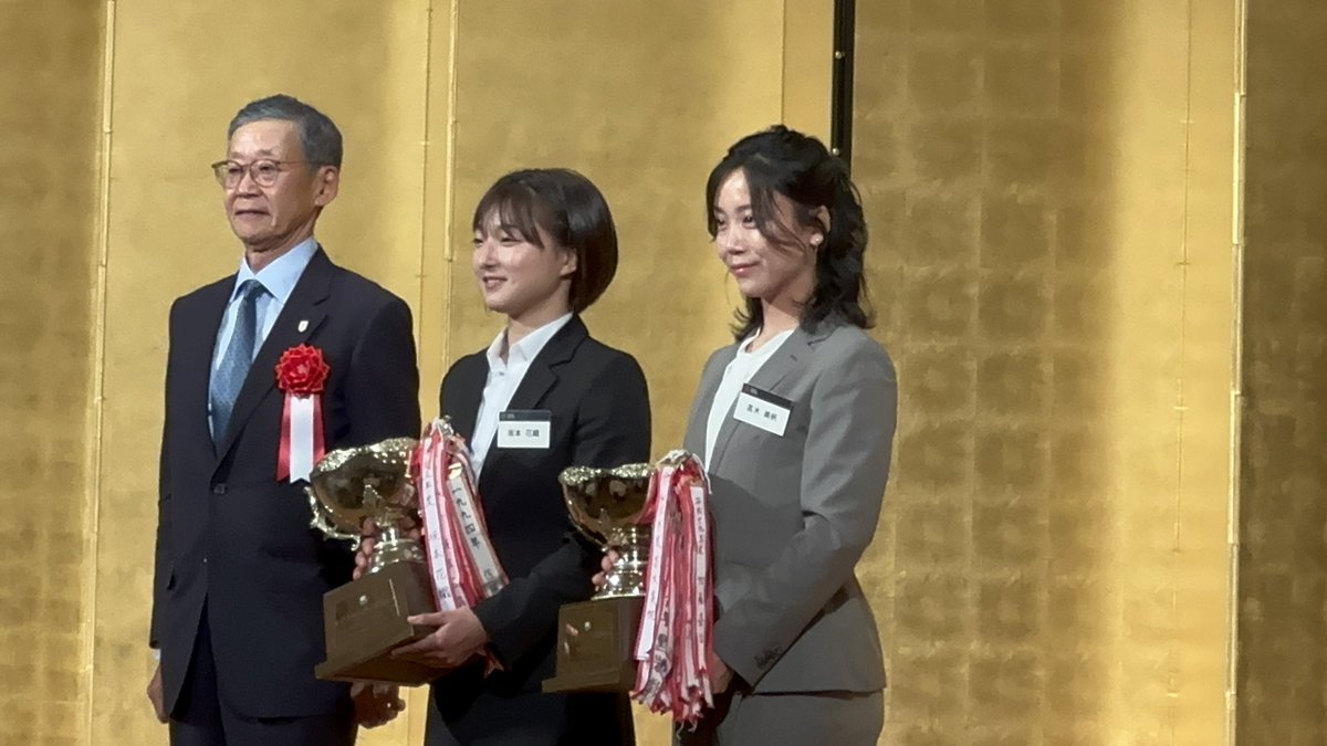 最優秀選手賞

高木美帆選手
坂本花織選手

おめでとうございます㊗️🎉🎊