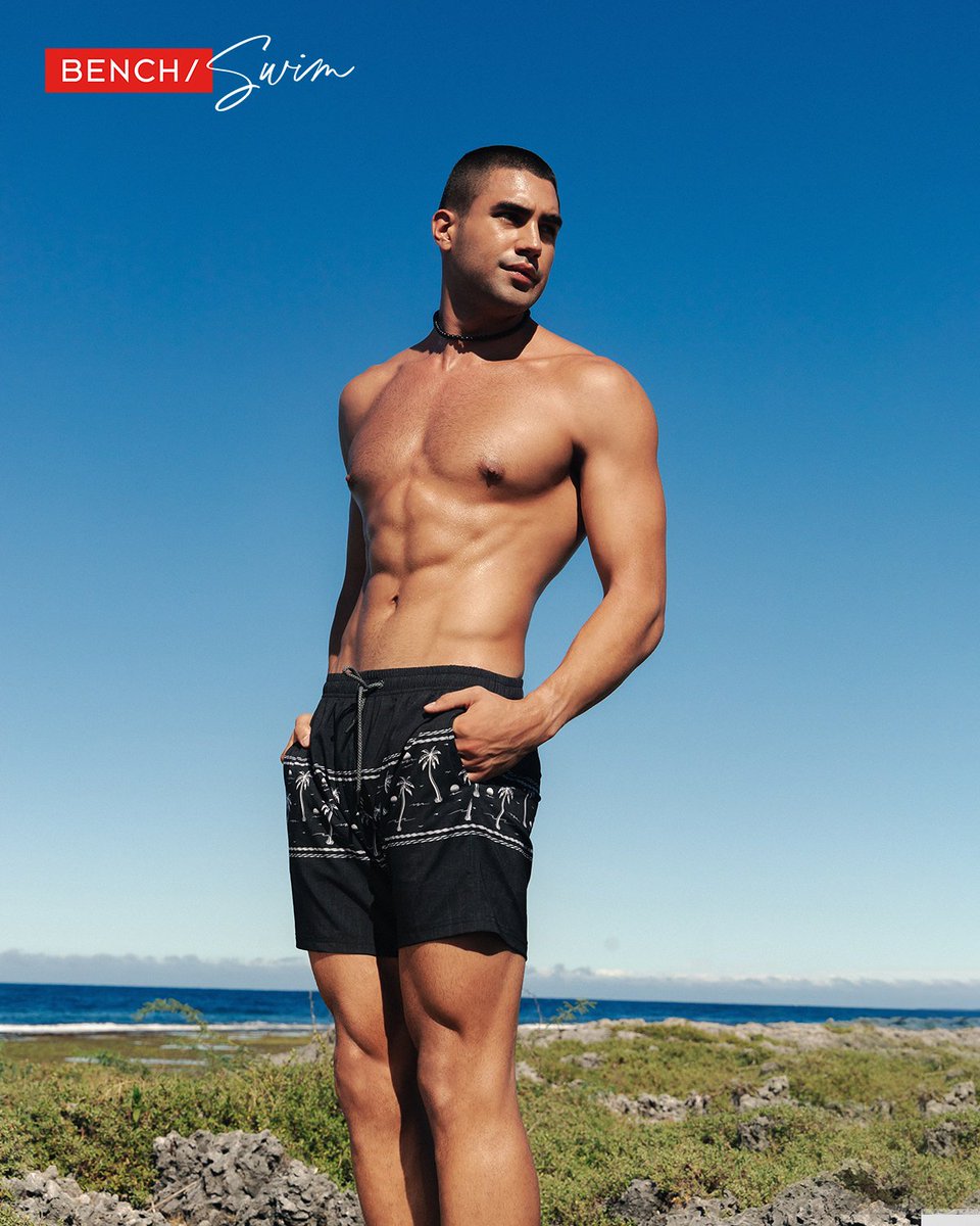 benchtm's tweet photo. Expect a TREEriffic summer with our #BENCHSwim shorts π΄ Check out how @kirk_bondad looks extra fine and sculpted in these beach-ready pieces. Let our latest collection be your go-to swimwear for every adventure and getaway.π
π©³MEN'S SWIM SHORTS - BSB0456 - P549.75 https://t.co/yXmOWIMh1d