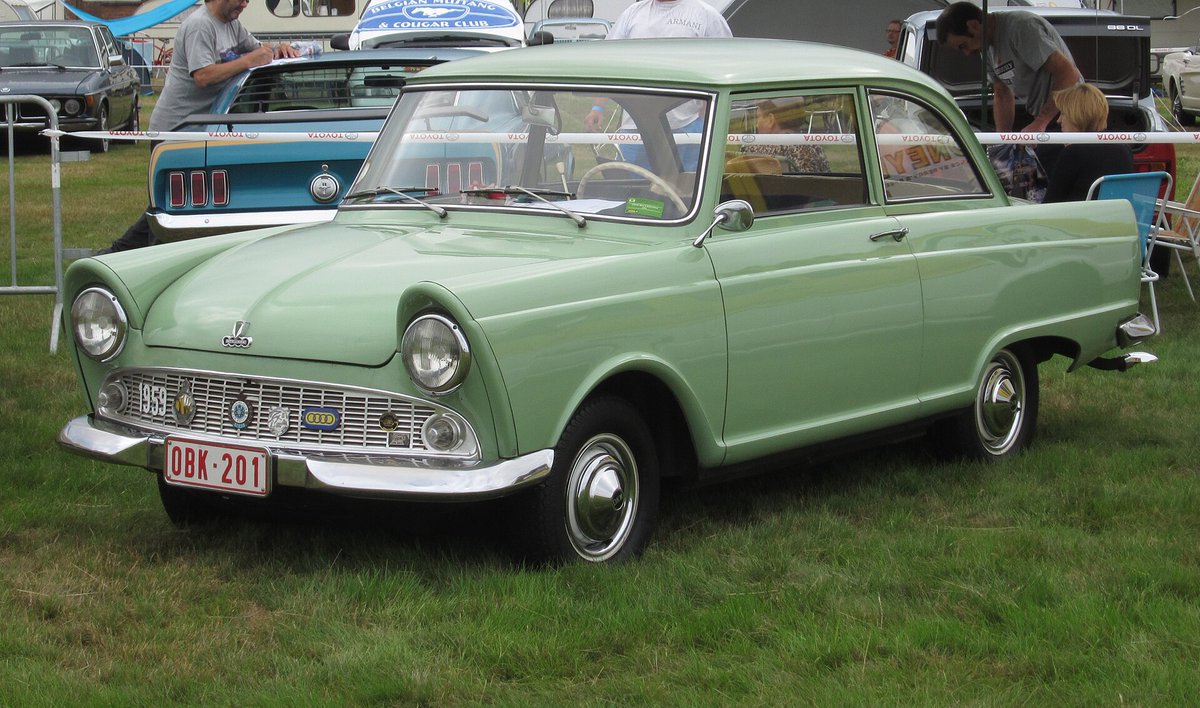 The DKW Junior is a small front wheel drive saloon manufactured by Auto Union AG. The car received a positive reaction when first exhibited, initially badged as the DKW 600, at the Frankfurt Motor Show in March 1957. The ‘Junior’ name was given to the (by now) DKW 750 in 1959