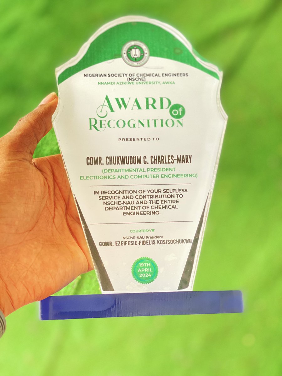 princewisdom_'s tweet photo. Another one family 🥂
Dear Friend, just keep making that little difference wherever you find yourself, people are truly watching 👌
Thank you NSChE for this award 🙏
#Awards #awards2024 #Princewisdom #NigeriaspremiumMc #Wisdommgtandevent https://t.co/kvQGzNZ0Y2