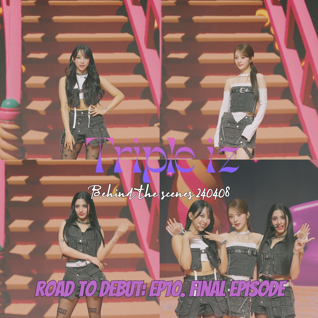 [🎥]Triple iz : Road To Debut EP.10 ✅What? Reality show ✅Day? Every Wednesday 20:00(KST) meaning ✨TODAY✨ ✅Time? 🇰🇷20:00 🇮🇩18:00 🇮🇳16:30 ✅Where? ❗ONLY❗ifland (at the link below) ⚠️If 1st link is full, come to 2nd link