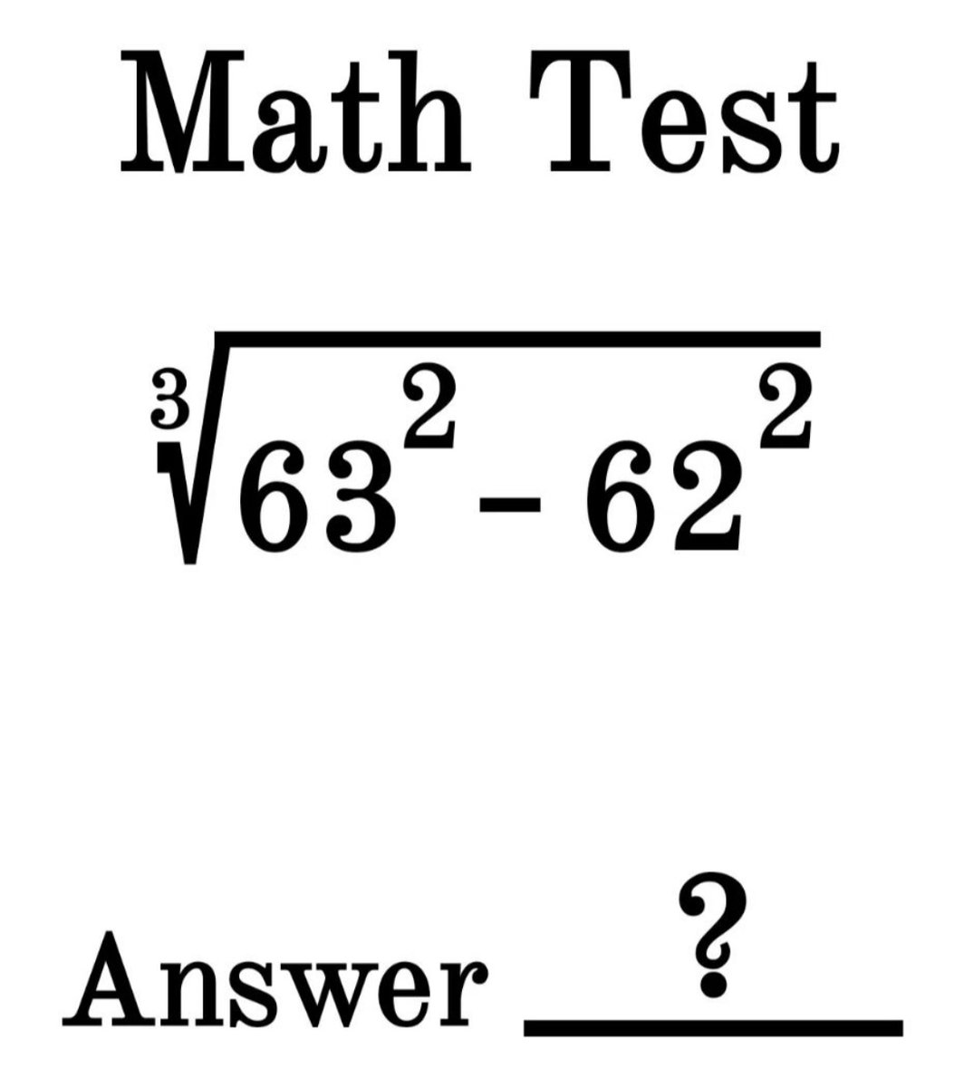 Easy question for you...⭐⭐⭐.
Question:
Try to simplify the following expression?
#mathe.#Maths.#Algebra.#Geometry.#Calculus.#ProblemSolving.#test.#Exams.#puzzle.#Science.#evaluation.#solve.
#ریاضی.#ریاضیات.