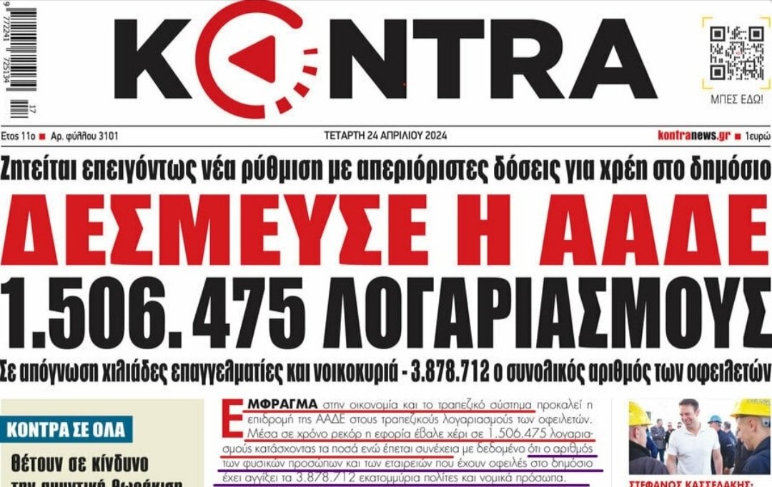 Είναι που πήραμε επενδυτική βαθμίδα Δε βοήθησε βέβαια πουθενά αλλά να χουμε να λέμε