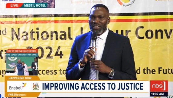 .@Stephen__OPIO: As we think of working to address the challenges of labour Justice, it is important for us to reflect on some of the statistics because we believe labour Justice can only be tackled where jobs are created. @ILO_EastAfrica #EnablingChange #NBSUpdates