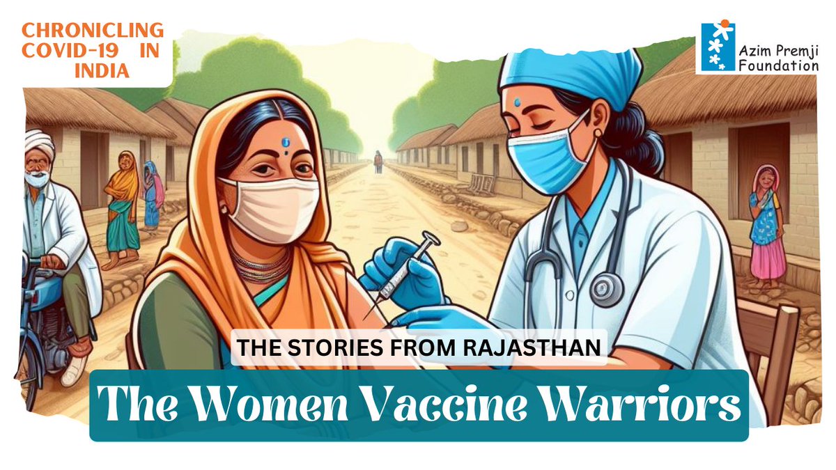 ‘The Women Vaccine Warriors’ - the 3rd Covid-19 documentary photo story from Rajasthan features the experiences of 11 women frontline members involved in the Vaccination Abhiyan of the state. They include a few ASHA’s, ANM’s, Nurse, Tehsildar, Pradhan and Anganwadi workers, as a…