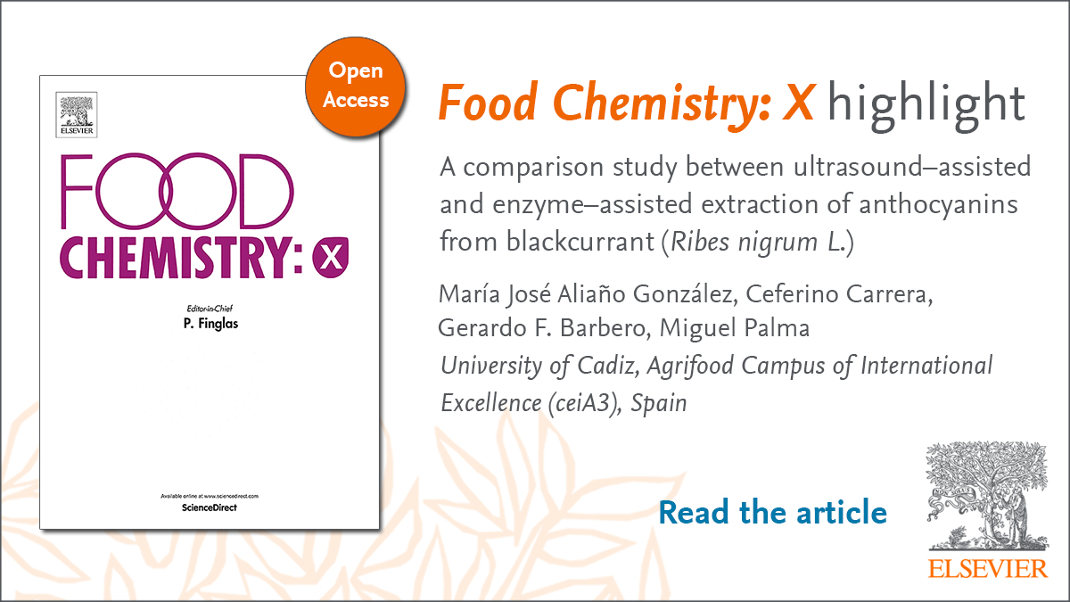 Read an article highlight from Food Chemistry: X — one of three #openaccess companion journals to the highly respected Food Chemistry > spkl.io/601042wvp 

#foodchemistry #foodbiochemistry #OA