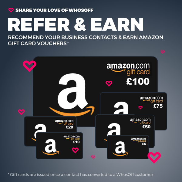 WhosOff's tweet photo. Refer &amp; Earn - Share your love for @WhosOff by recommending your business contacts &amp; earn with Amazon gift vouchers. Simply login to your account, click on Administration, then use the Refer &amp; Earn link for more information.
 #BusinessReferral #AmazonVoucher #WorkforceSolutions https://t.co/TRG9gbxf4t