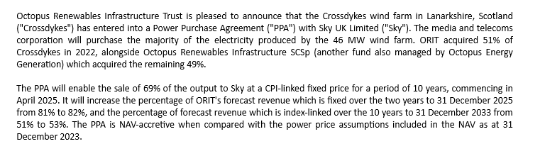 SureshAbraham6's tweet image. #ORIT inflation linked power purchase agreement with Sky, I hold.
